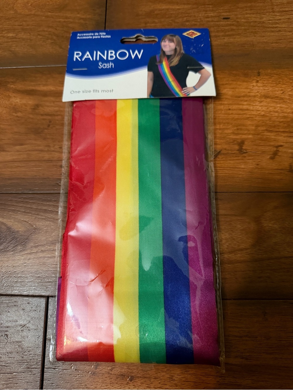 NWT Rainbow Sash - Multicolor Pride Accessory